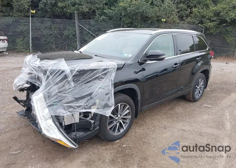 2019 Toyota Highlander Xle from USA, damaged, VIN 5TDJZRFH7KS617844